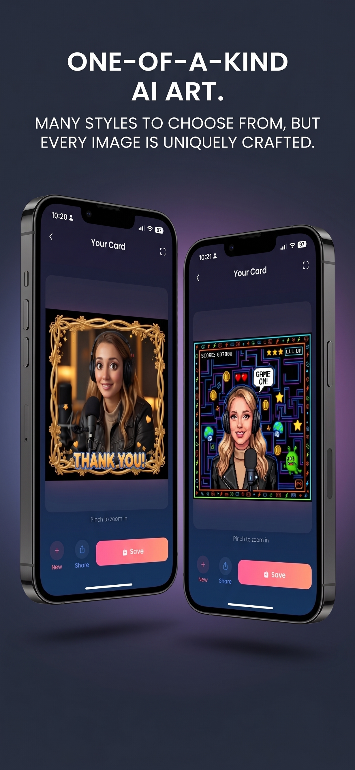 AI generated cards